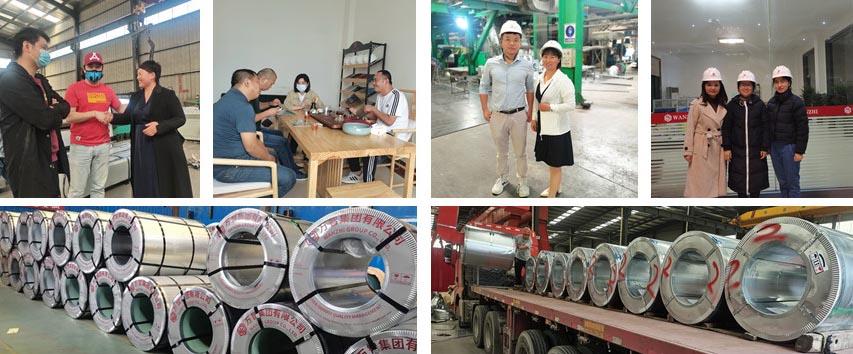 Besuchen Sie die PPGI-Spulenfabrik von Wanzhi