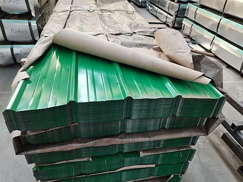 Green PPGI Roofing Sheet