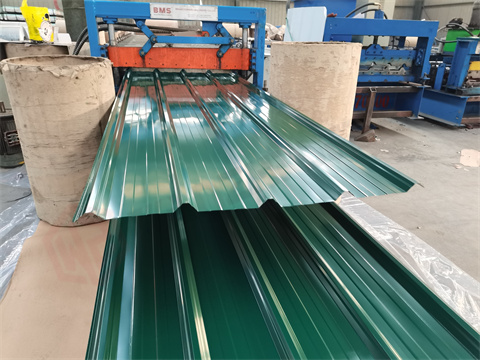 Hoja de acero galvanizado prepintado verde