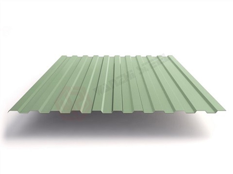 Стеновая панель зеленого цвета