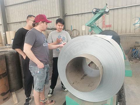 Customer from Chile Visit Wanzhi Factory