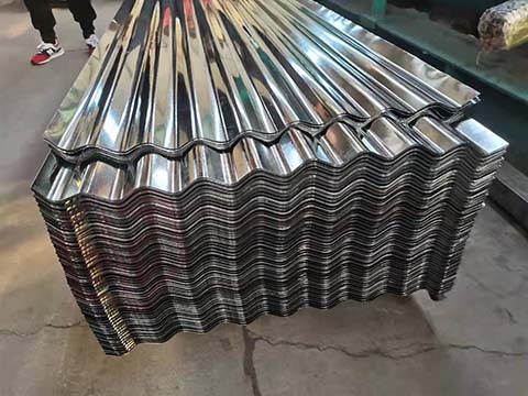 Lamiera di copertura in acciaio zincato