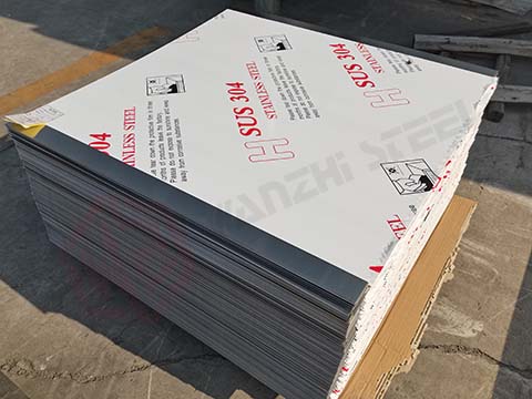 Stainless Steel Sheet na may Film Coating