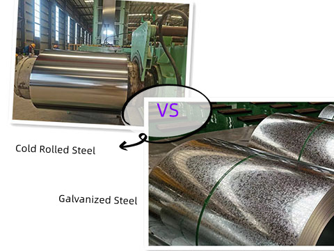 Difference Between Cold Rolled Steel and Galvanized Steel