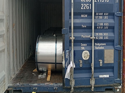 PPGI Coils In Container