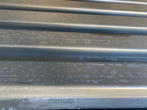 White Rust on Galvanized Steel
