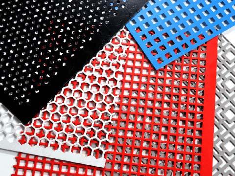 Color Steel Punched Metal Sheets
