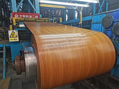 Wood Grain Printed Steel Coil