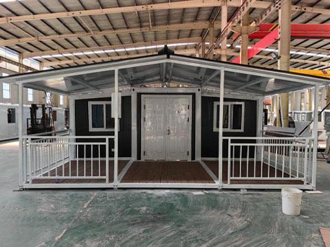 Custom house front terrace