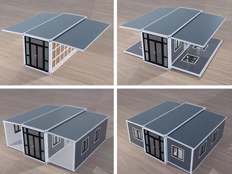 How to deploy the double-wing expansion house