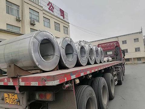 25 tonnes de bobines PPGI au Turkménistan