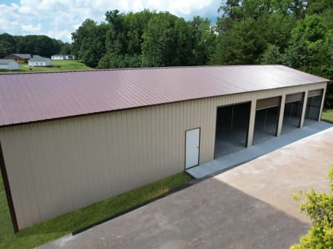 Suburban steel house