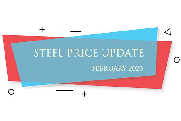 Prezzo dei futures sull'acciaio cinese nel febbraio 2023