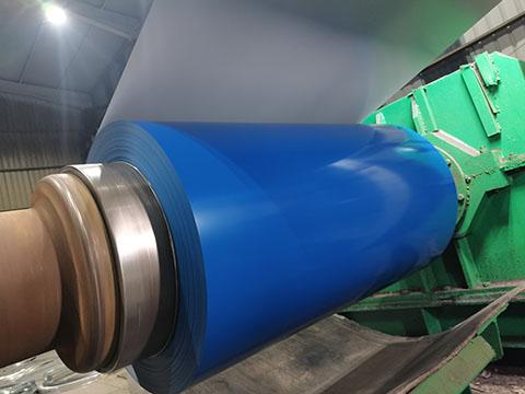 RAL5005 PPGI Coil in Production