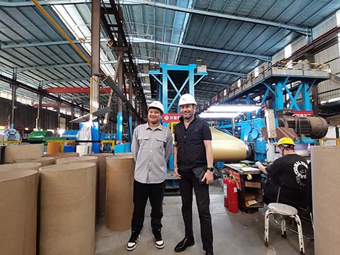 Agent from Turkey Visit Wanzhi Factory