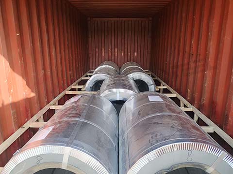Galvalume Coils in Container