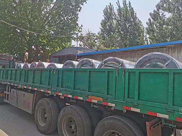 Lithuania 550MT Galvanized Steel Coil Project