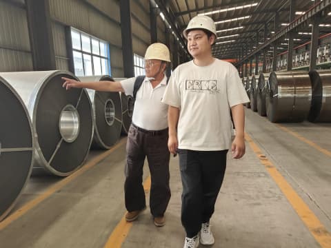 Customers visit the warehouse