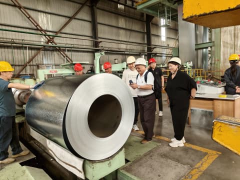 Visit to roll-forming equipment