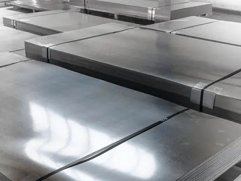 Zero zinc spangle hot dip galvanized sheet