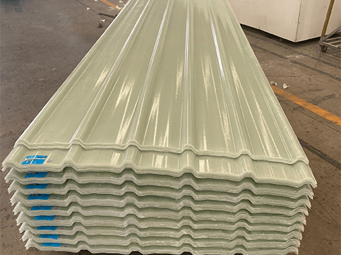 White corrugated roof sheets