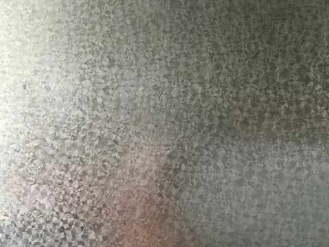 galvalume steel surface