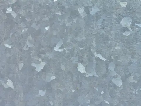 galvanized steel surface