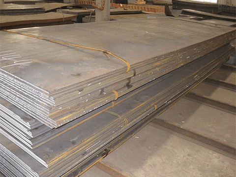 Hot rolled steel plate