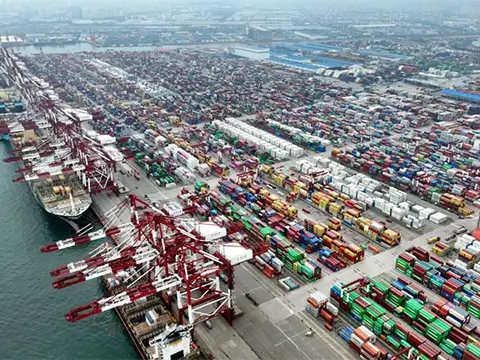 Qingdao port