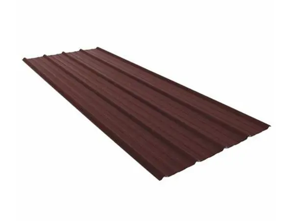 Brown Metal Roof Panels