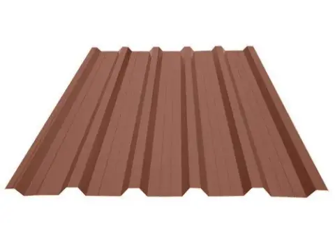 Brown corrugated board