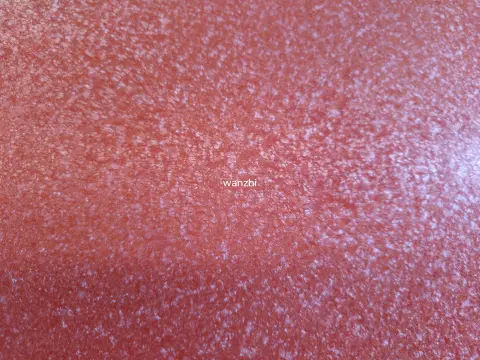 Red matte steel coil surface