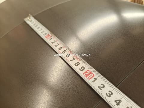 Measurement of coated aluminum strip