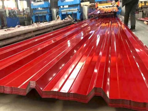 Corrugated Galvalume steel roof sheet