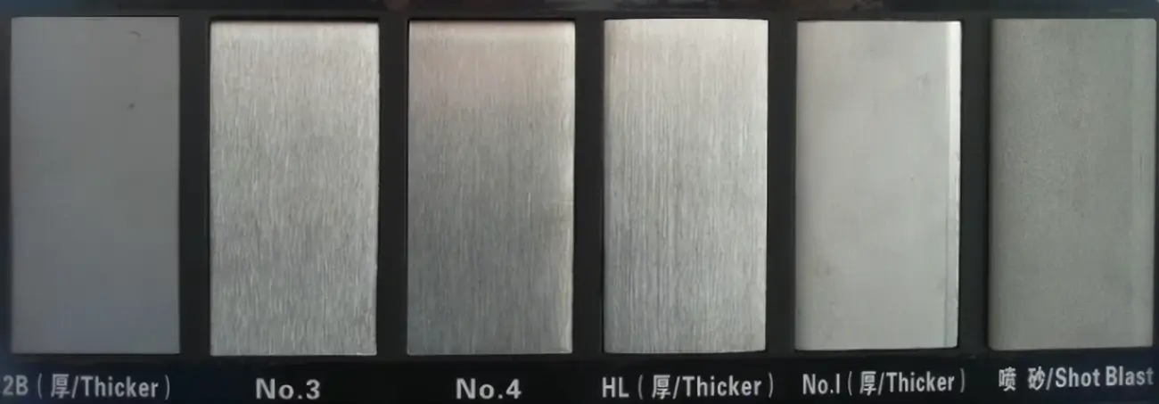 SS 304 201 hairline finish types