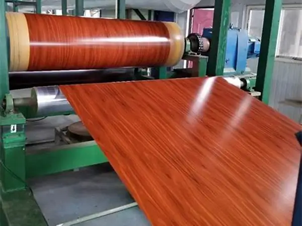 Export of 601 tons of wood grain aluminum coils to Malta