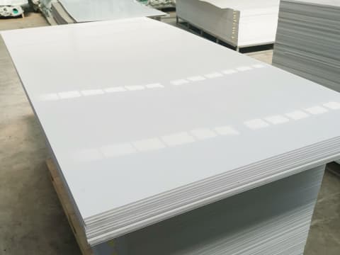 Plaque en aluminium blanc 4×8