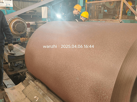 Brown Textured PPGI Coil