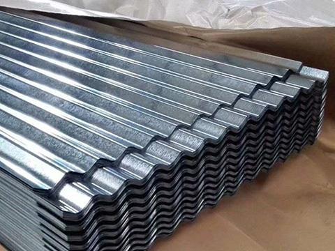 Corrugated metal profiled sheet
