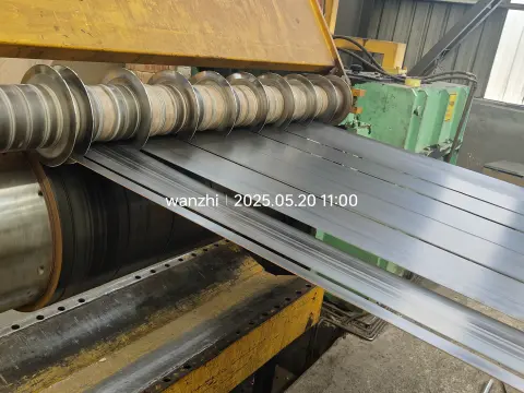 Hot rolled coil slitting