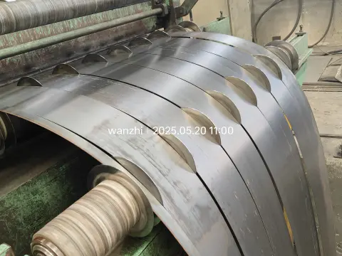 Hot rolled steel strip production