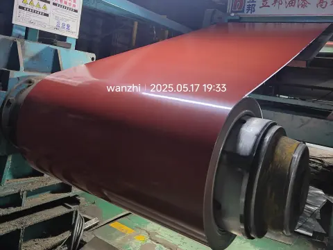 Red PPGI Roll Production