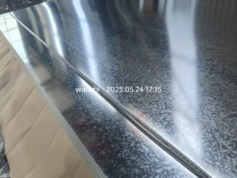 Regular zinc spangle Z120 galvanized sheet