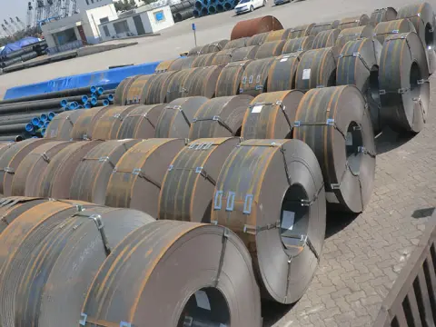 Hot rolled strip shipped to Brazil