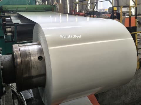 RAL 9016 color aluminum coil cutting process