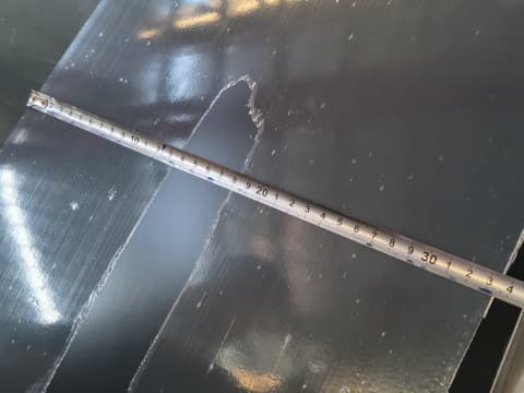 334mm steel strip width measurement