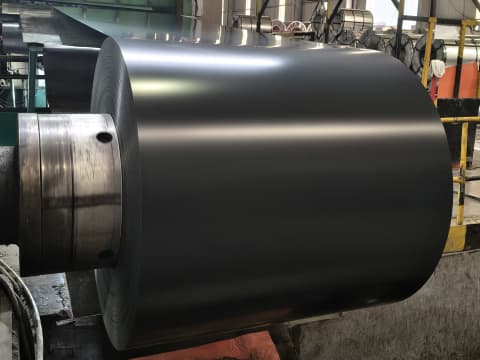 Black color coated coil