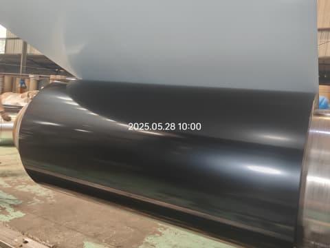 Black color steel coil