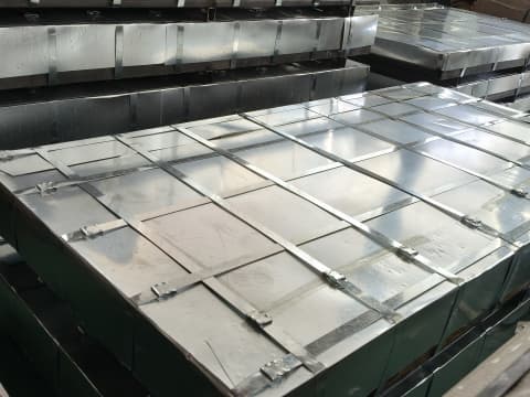 External steel sheet packaging