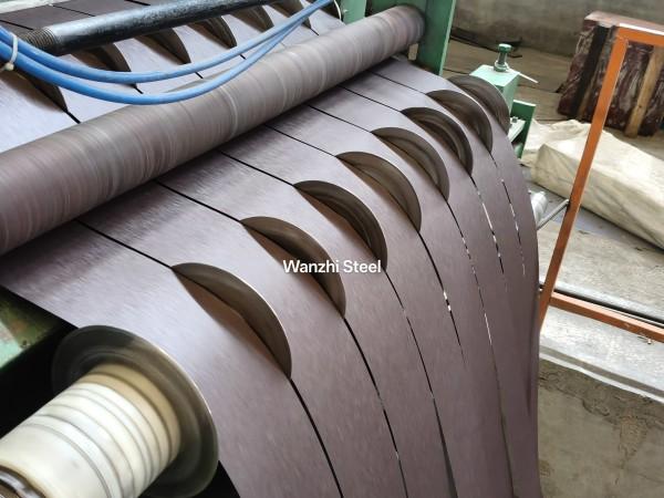 Double-sided Textured PPGI Steel Strip exported to Tonga